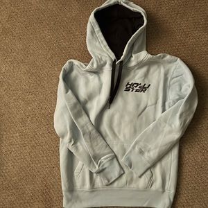 Light blue Hollister hoodie
